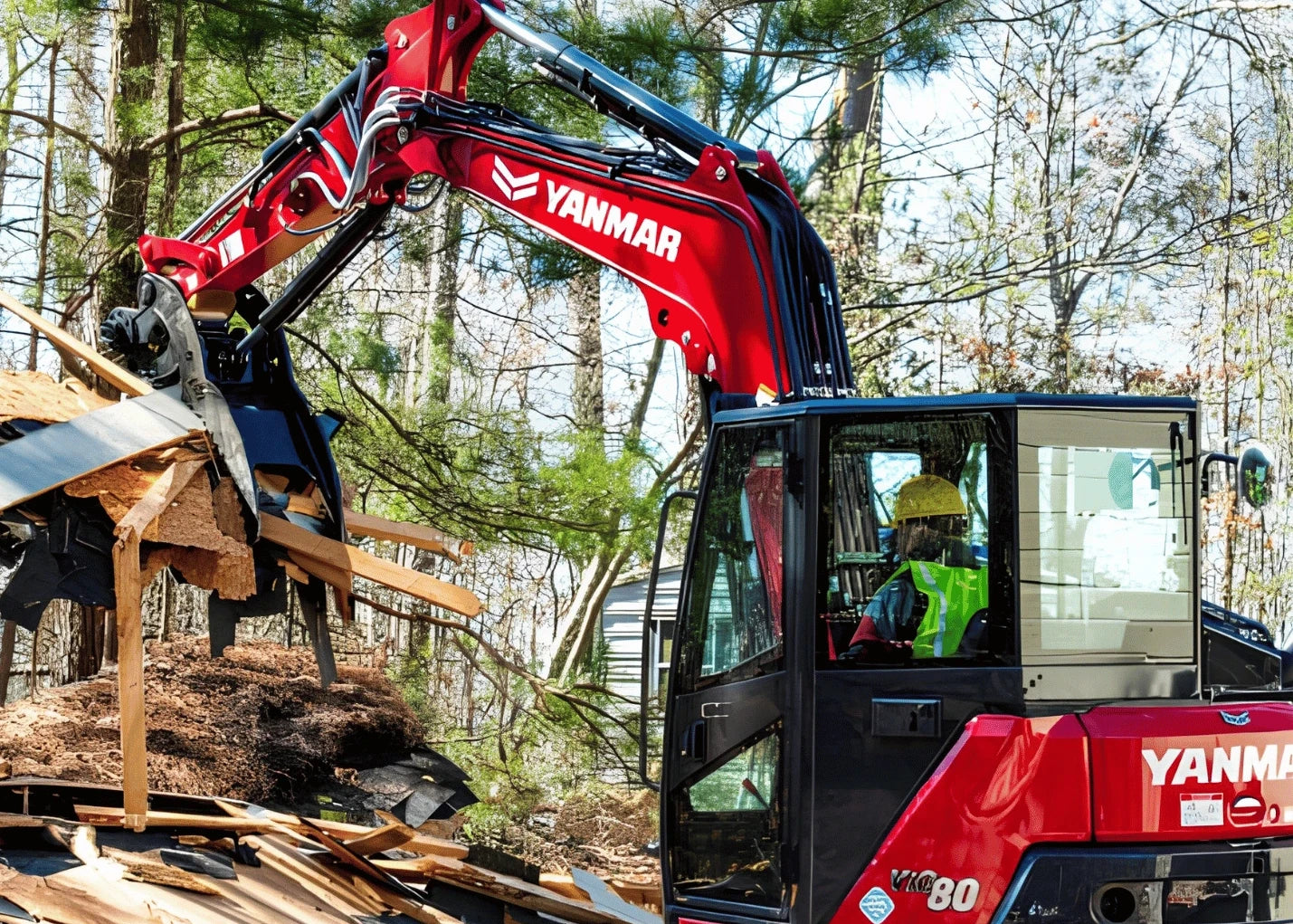 L'équipe des Équipements Daigle, spécialiste en machinerie de construction usagée, mini-excavatrice Yanmar usagée