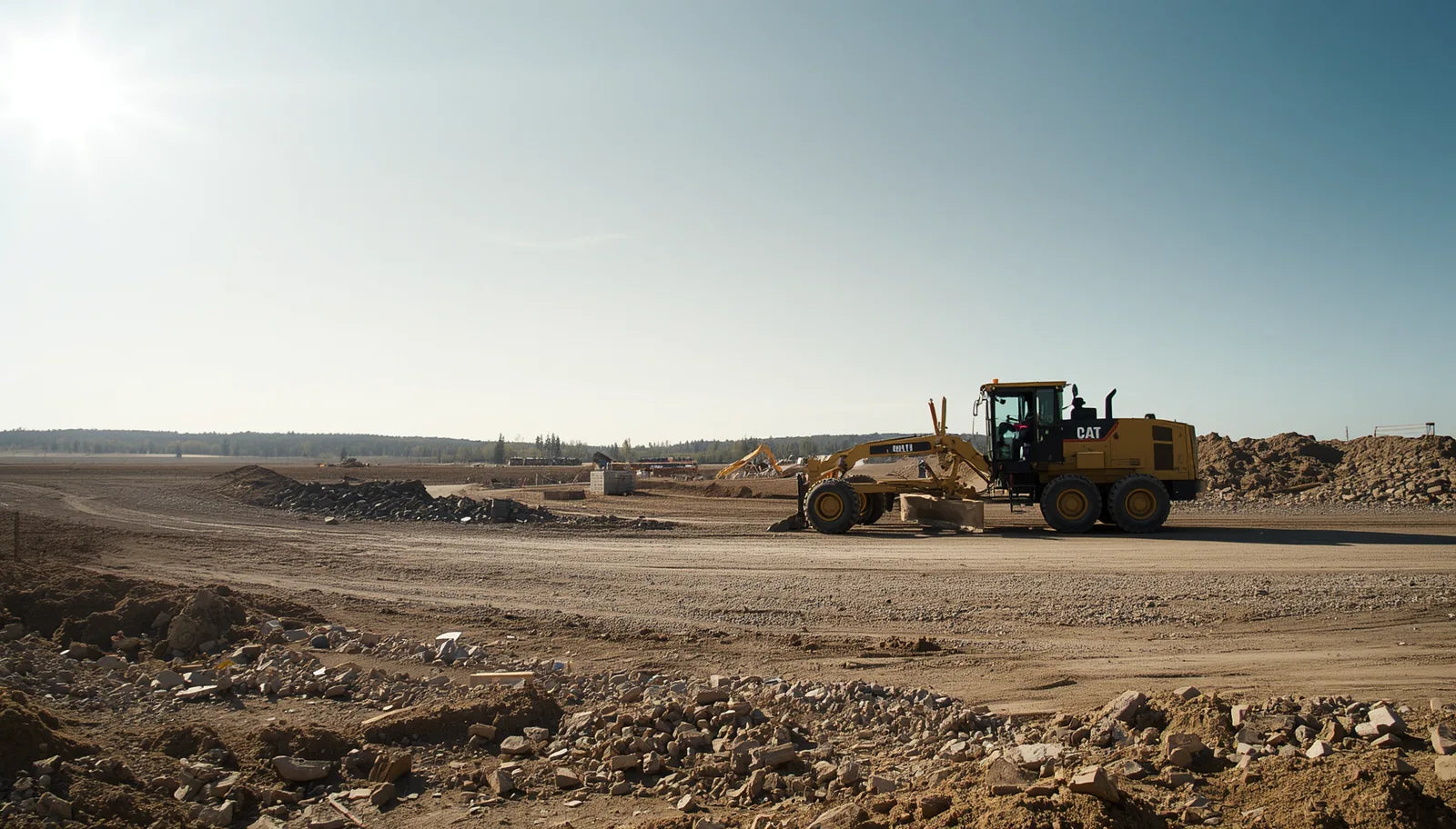 motor grader, Les Équipements Daigle