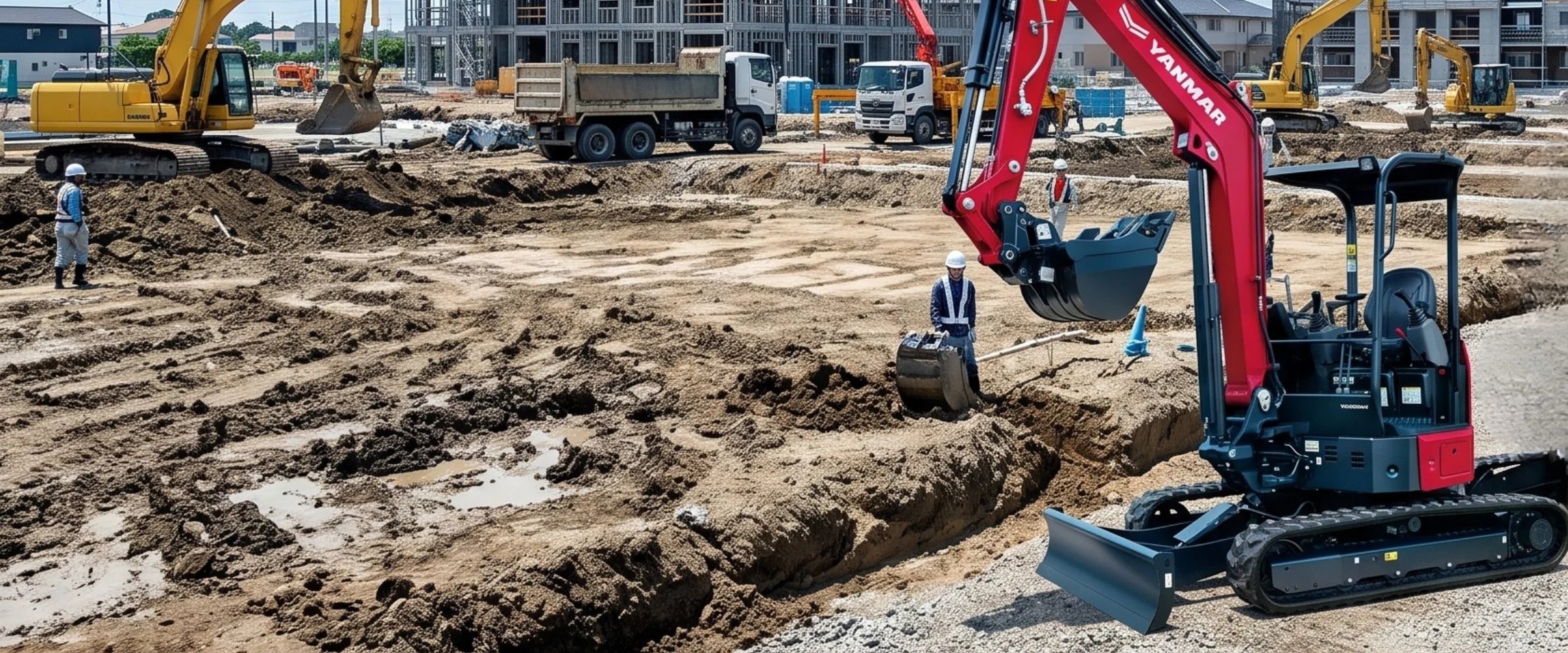 mini-excavatrice Yanmar usagée, Les Équipements Daigle