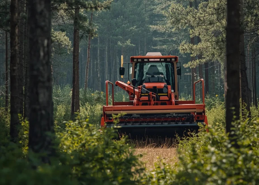 Les Équipements Daigle, préparation et inspection d'une machine usagée, équipement forestier