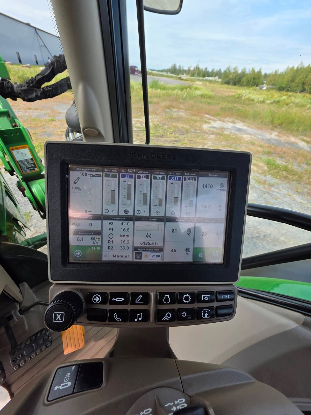 2017 John Deere 6110R Tractor