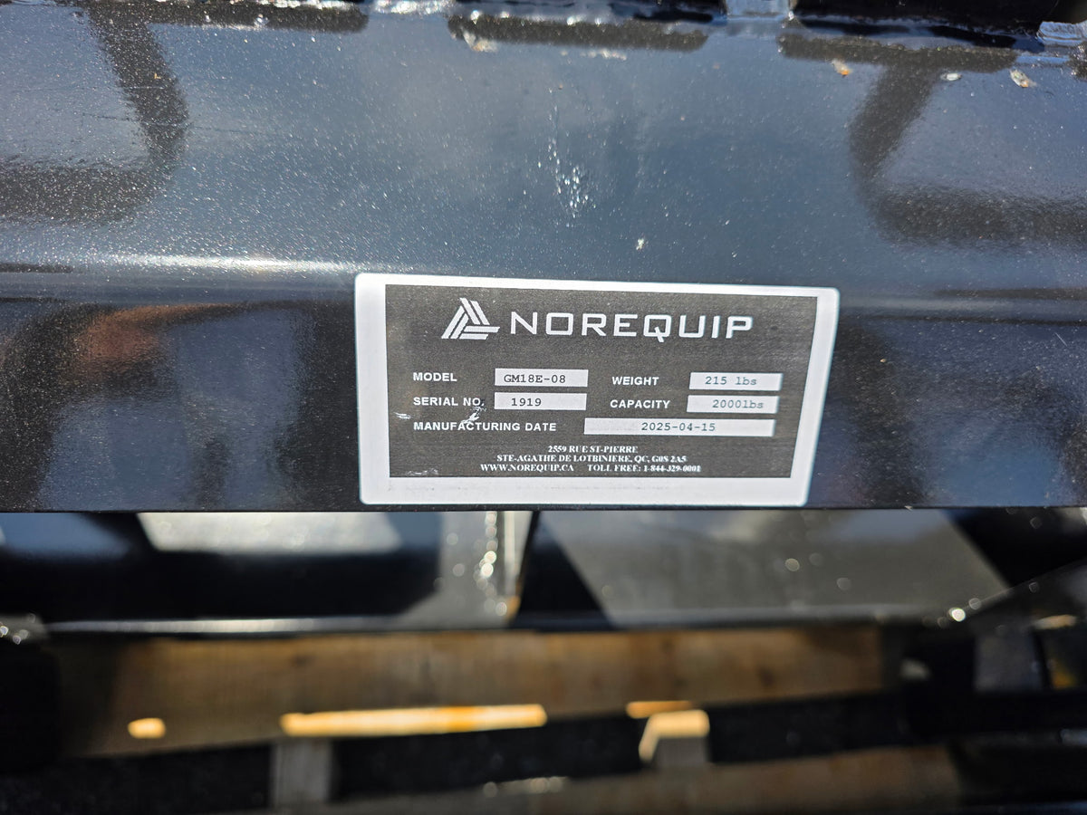 Fourche attache skid steer 42'' 2000lbs