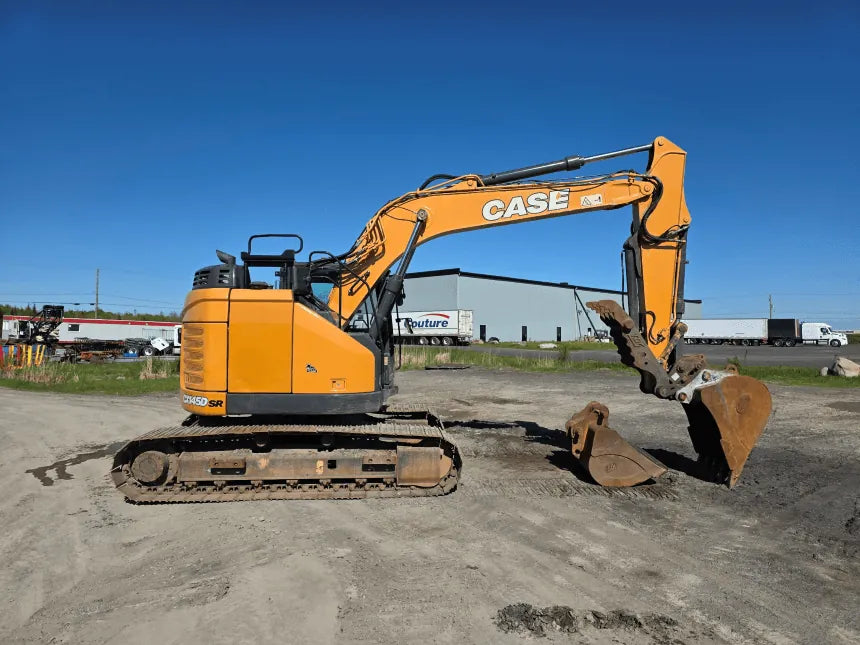 2019 Case CX145D SR Excavator – Side profile