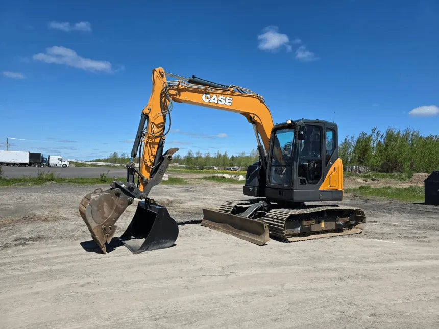 Excavatrice Case Cx75c SR 2022 – Vue avant gauche