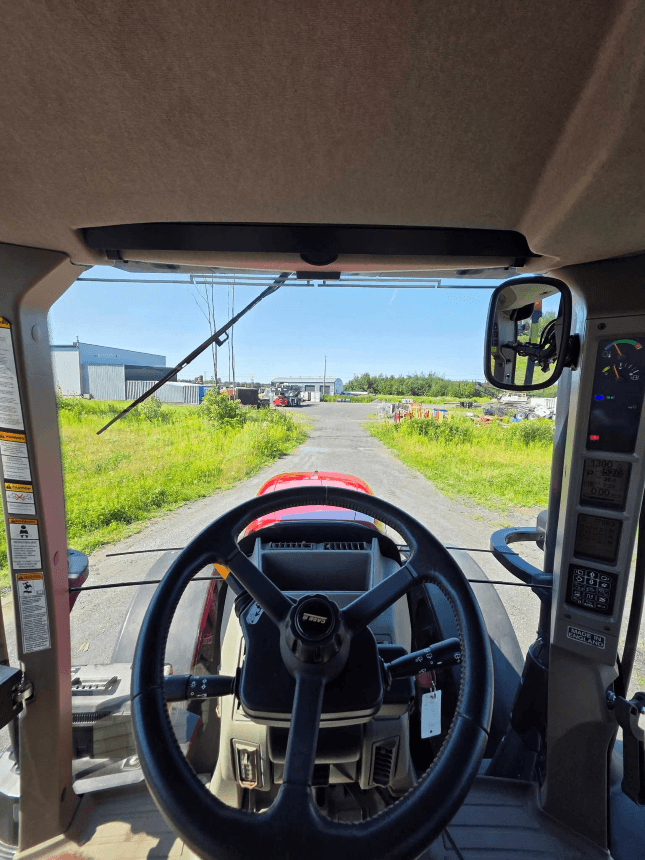 Tracteur Case IH Puma 150 CVT 2017 - Vue opérateur
