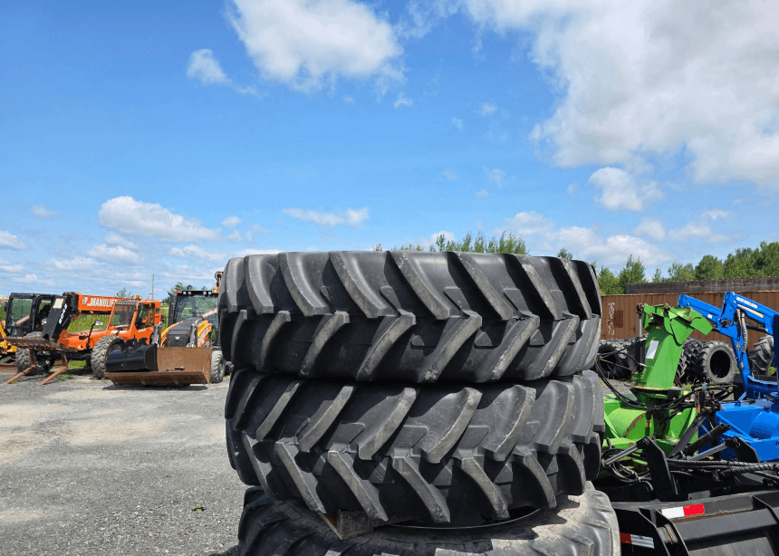 Tracteur Case IH Puma 150 CVT 2017 - Jeu de pneus agricoles 480/80R42