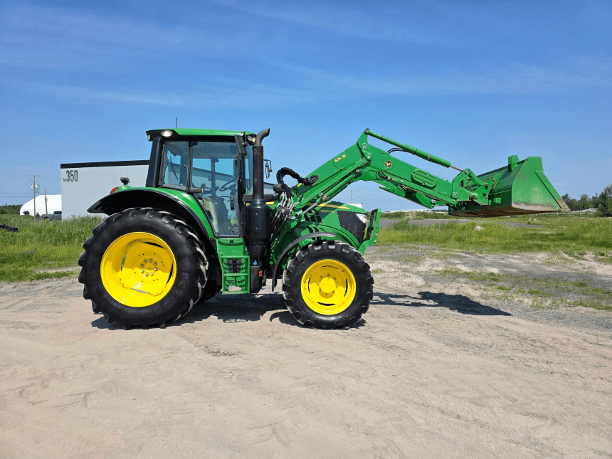 2021 John Deere 6140M Tractor – Right side profile