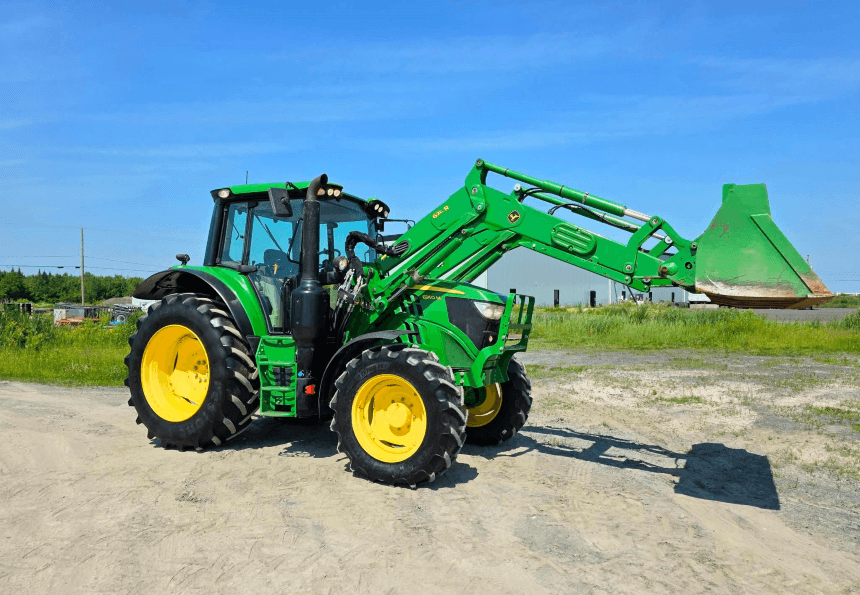 2021 John Deere 6140M Tractor – Front right view