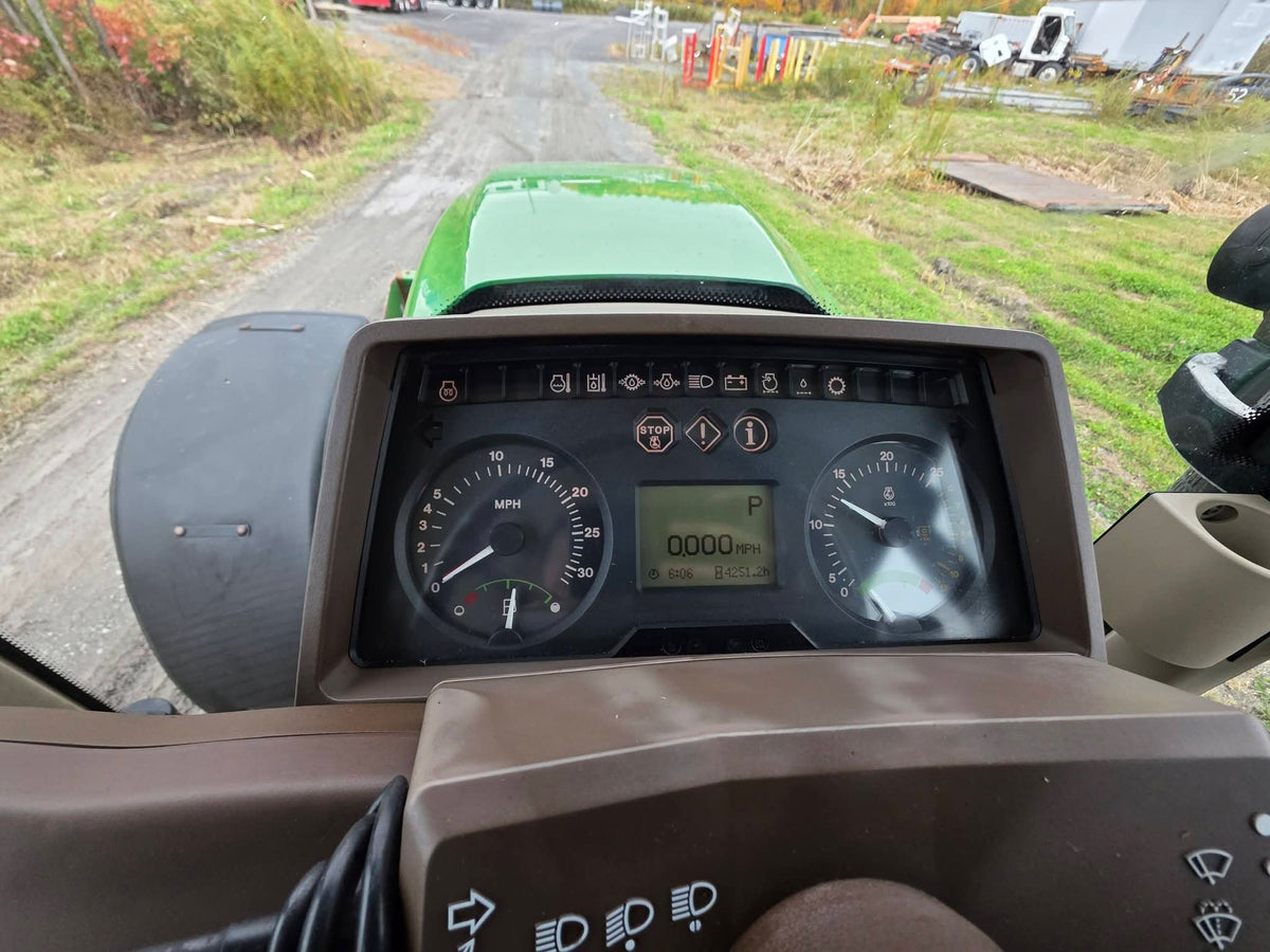John Deere 6420 2006 tableau de bord vue conducteur, compteur affichant 4251,2 heures