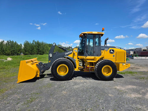 Tracteur Loader John Deere 524P 2021 - Vue latérale
