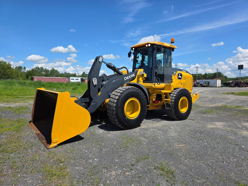Tracteur Loader John Deere 524P 2021 - Vue avant gauche