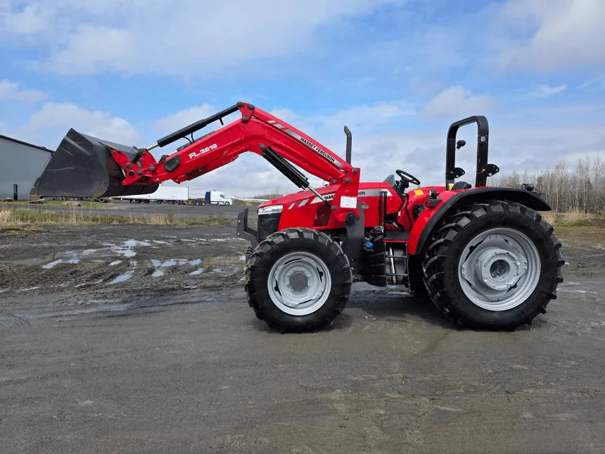 2022 Massey Ferguson 5711 Tractor – With front loader, side view