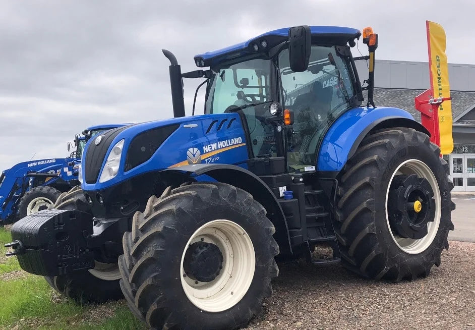 Tracteur New Holland T7.270 bleu, Les Équipements Daigle