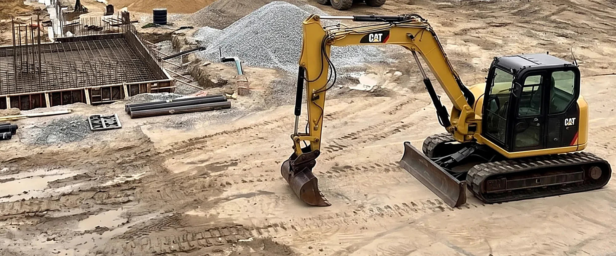 Financement de machinerie de construction usagée, Les Équipements Daigle, excavatrice Caterpillar usagée