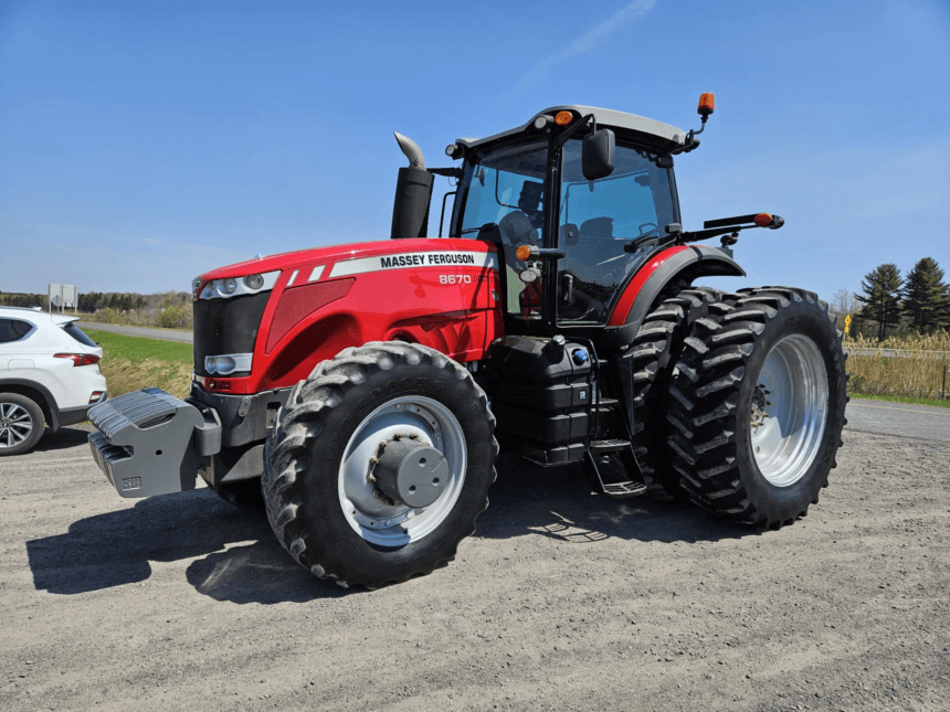 tracteur massey ferguson 8670