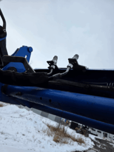 Raccords hydrauliques du chargeur frontal Quicke Q6M sur tracteur New Holland T6.155 2019