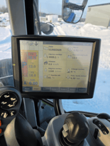 Écran de contrôle New Holland T7.270 – 4 935 heures