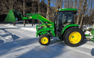 John Deere 4066R 2019 avec chargeur 440R et cabine chauffée en hiver