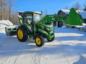 John Deere 4066R 2019 tracteur compact cabine chauffée