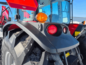 Massey Ferguson 4707 rear lights with signal indicators and heavy-duty fender