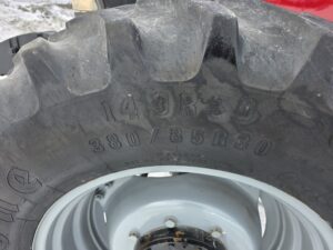 Case IH MXM120 rear tractor tire size 380/85R30