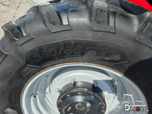 Case IH Maxxum 125 agricultural tire size 380/85R30