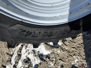 Case IH Maxxum 125 rear tractor tire