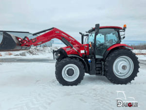 Case IH Maxxum 135 2019 avec chargeur frontal vue avant