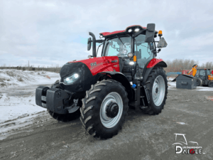 Case IH Maxxum 135 2020 front view with front weights