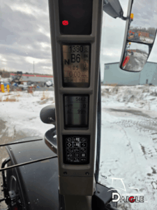 Case IH Maxxum 135 2020 dashboard display