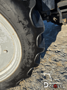 Front tire of Deutz-Fahr Agrolux 320 tractor