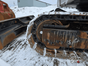 Détail des chenilles Link-Belt 75X3