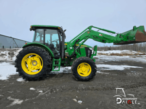 John Deere 6130D agricultural tractor side profile