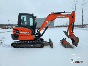 Excavatrice Kubota KX040-4 2017 profil complet