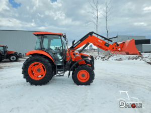 Kubota M7060 2016 full side profile with loader