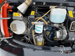 Kubota KX040-4 2017 excavator engine detail