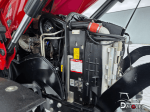 Détail moteur diesel Case IH Maxxum 135 2019