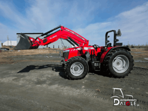 Massey Ferguson 4710 vue latérale avec chargeur FL3615