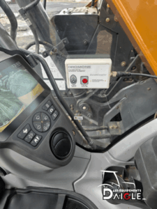Case CX145D SR excavator control console and display