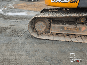 Case CX145D SR excavator undercarriage detail
