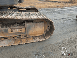 Case CX145D SR excavator steel tracks in good condition