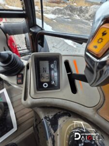 Case IH MXM120 dashboard display screen