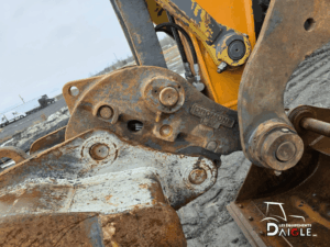 Case CX145D SR excavator bucket linkage and coupler detail