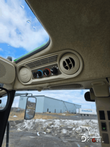 Commandes climatisation John Deere 5115M ventilation cabine