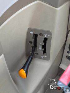 John Deere 6110M PTO control leve