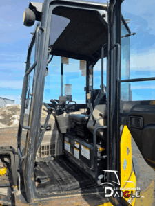 Yanmar VIO35-6A operator cab interior view