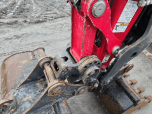 Attache rapide mécanique de l’excavatrice Yanmar ViO35