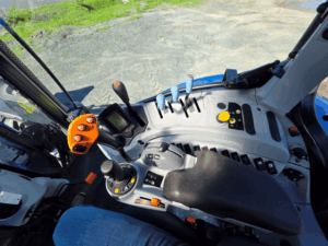 Console de commandes du tracteur New Holland T6.180