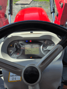 Dashboard of the 2019 McCormick X7.670 tractor.