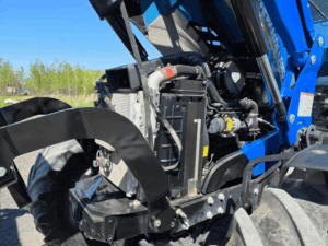 Open engine compartment on 2020 New Holland T6.180 tractor